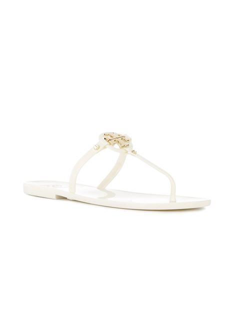 Miller Sandals In White and Gold TORY BURCH | 9296104