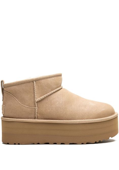 UGG Stivali Con Plateau Classic Ultra Mini Sand - UGG