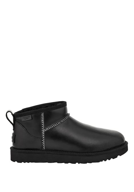 Black Classic Ultra Mini Leather Regenerate Boot UGG | 1163490BLK