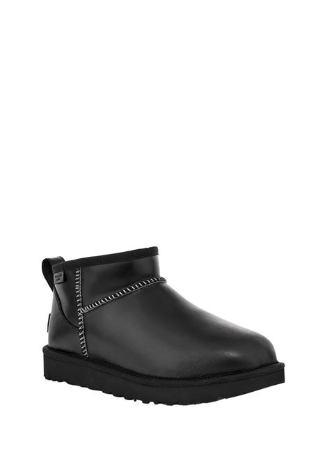 Black Classic Ultra Mini Leather Regenerate Boot UGG | 1163490BLK