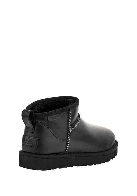 Black Classic Ultra Mini Leather Regenerate Boot UGG | 1163490BLK