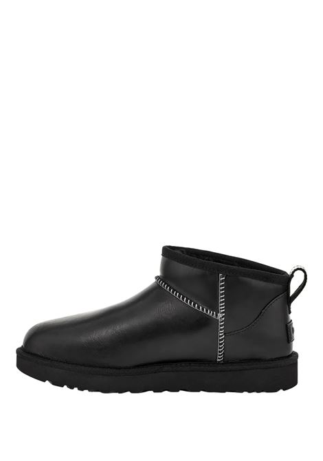 Black Classic Ultra Mini Leather Regenerate Boot UGG | 1163490BLK