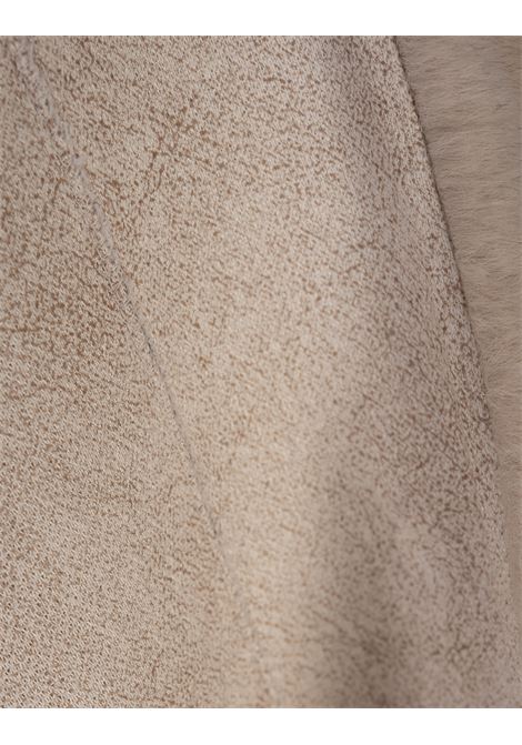 Beige Faux Fur Long Coat VALENTINI 1972 | 2110BEIGE