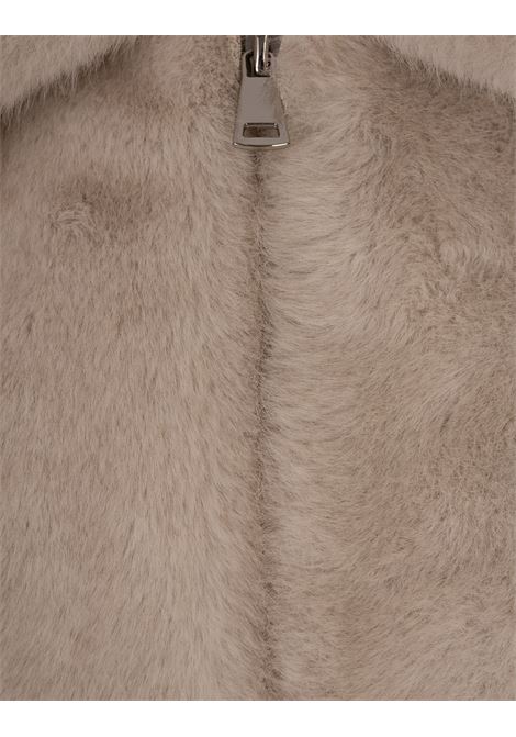 Beige Faux Fur Short Caban VALENTINI 1972 | 2130BEIGE