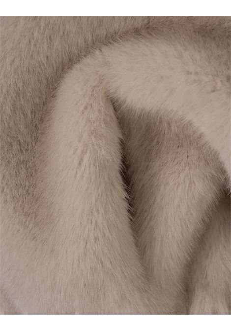 Beige Faux Fur Short Caban VALENTINI 1972 | 2130BEIGE