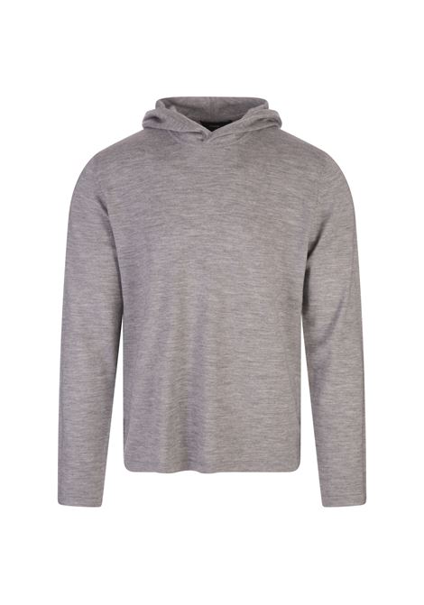 Grey Hoodie In Wool And Cashmere VINCE | MR7856860061HGY