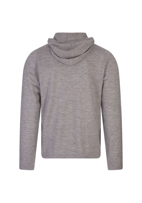 Grey Hoodie In Wool And Cashmere VINCE | MR7856860061HGY