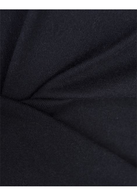 Navy Blue Hoodie In Wool And Cashmere VINCE | MR7856860403CBL