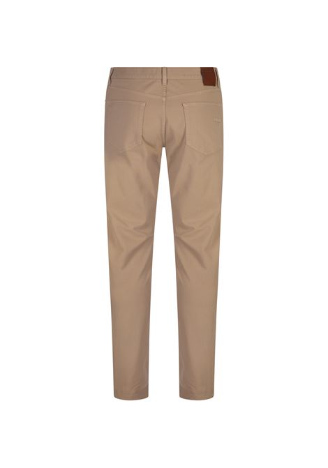 Jeans Roccia in Cotone Elasticizzato Beige ZEGNA | E8PZW-CITY830