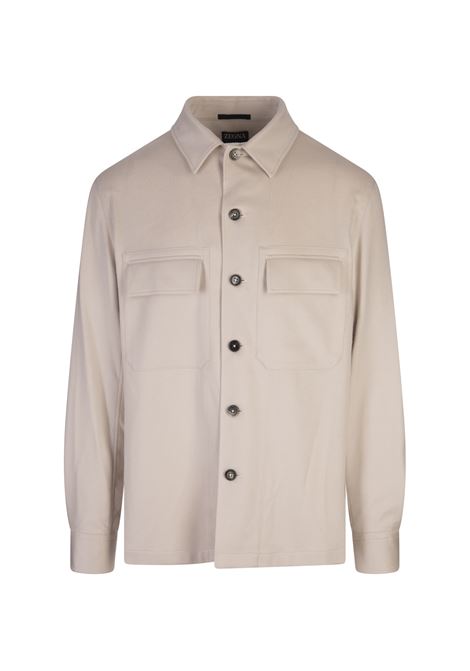 Alba Overshirt in Oasi Cashmere In White ZEGNA | E8V46-SOT6B926G