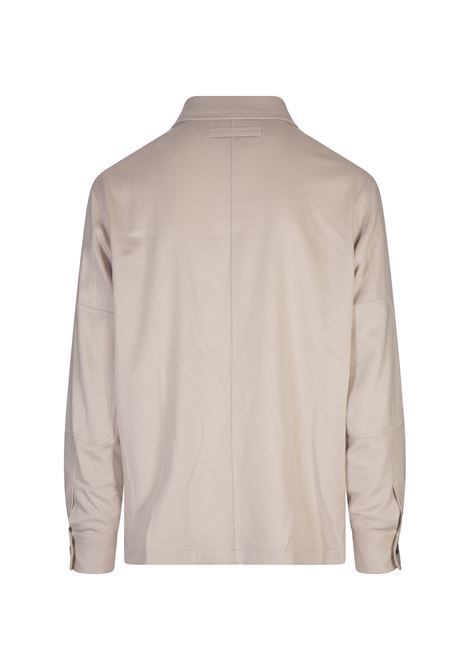 Alba Overshirt in Oasi Cashmere In White ZEGNA | E8V46-SOT6B926G