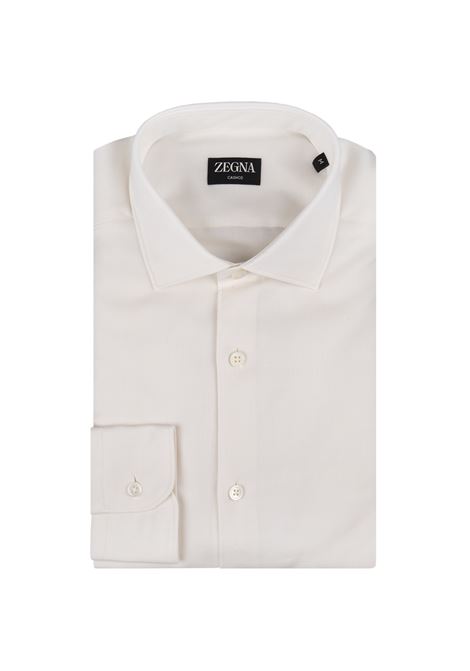 ZEGNA Camicia Cashco Bianco - ZEGNA