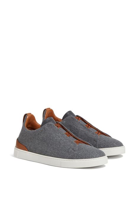 Grey #UseTheExisting Triple Stitch Sneakers ZEGNA | LHUTE-S7006ZSGS