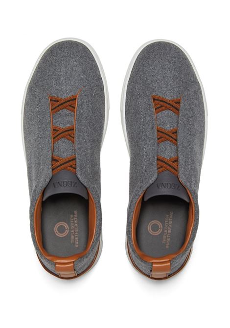 Grey #UseTheExisting Triple Stitch Sneakers ZEGNA | LHUTE-S7006ZSGS