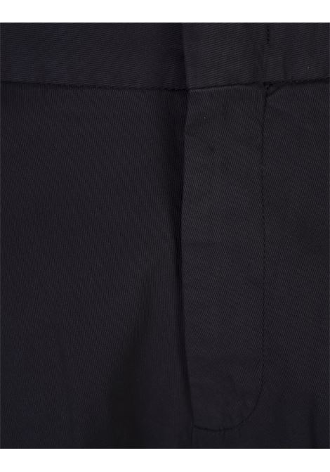 Pantaloni Slim Fit In Cotone Stretch Nero ZEGNA | UEI17A8-TR00B09R