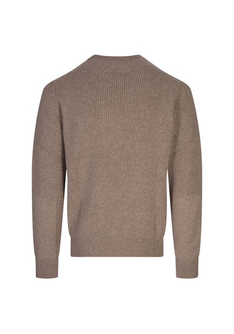 Maglione In Cashmere Taupe Con Taschino ZEGNA | UEK77A8-ECT110N92