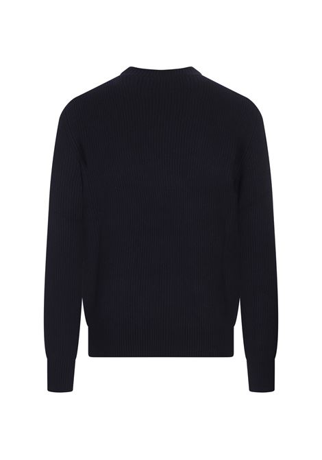 Blue Oasi Cashmere Crew Neck Sweater ZEGNA | UEK81A8-110B98