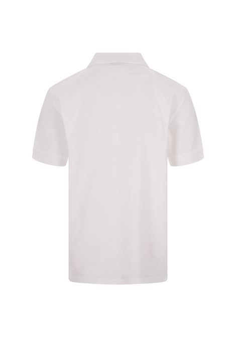 Harness Polo Shirt In Bianco ALEXANDER MCQUEEN | 625245-QSX339000