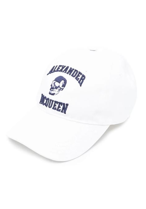 Cappello Da Baseball Varsity Bianco ALEXANDER MCQUEEN | 759450-4105Q9038