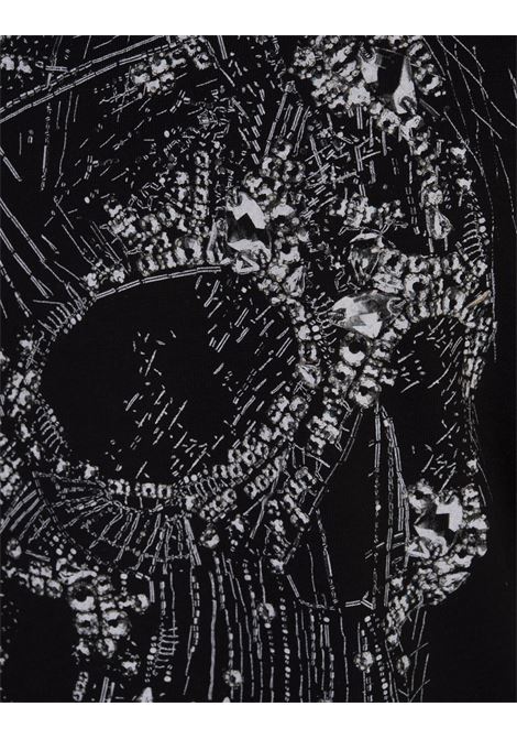 Black Crystal Skull T-Shirt ALEXANDER MCQUEEN | 776288-QTAAH0520