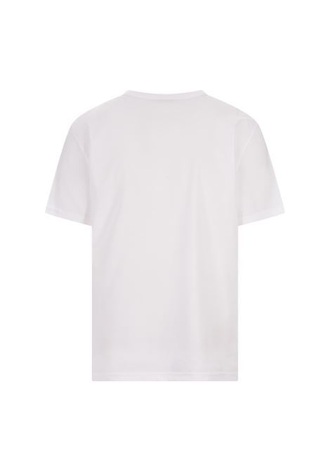 Dragonfly T-Shirt In White/Black ALEXANDER MCQUEEN | 776328-QTAAI0909
