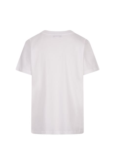 T-Shirt Bianca Con Logo ALEXANDER MCQUEEN | 781403-QZALT0900
