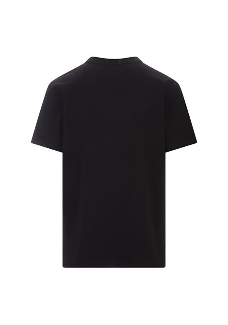 Half Seal Logo T-Shirt In Black ALEXANDER MCQUEEN | 781995-QXAAF1000