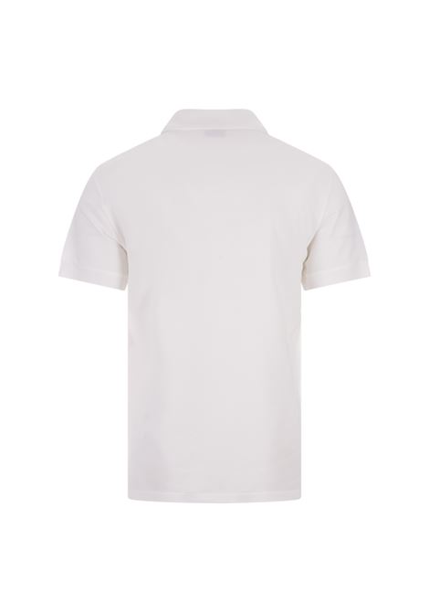 White Polo Shirt With Two-Tone Logo ALEXANDER MCQUEEN | 781998-QXAAK9000