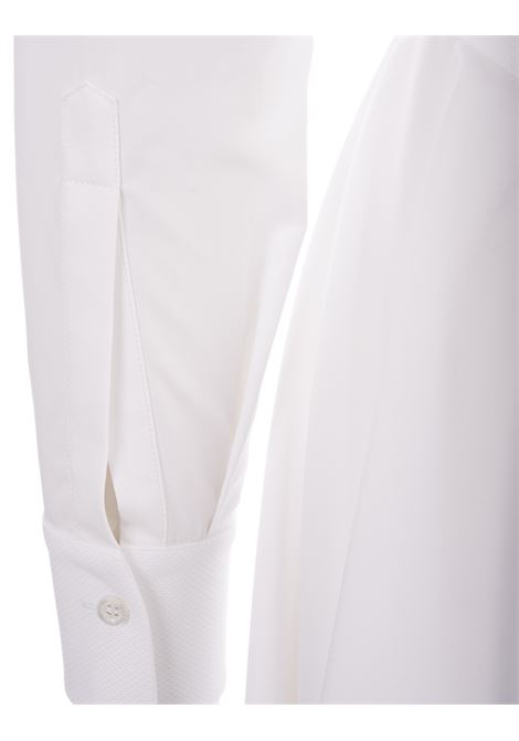 Abito Chemisier Midi Corsetto Bianco ALEXANDER MCQUEEN | 787712-QAABC9000