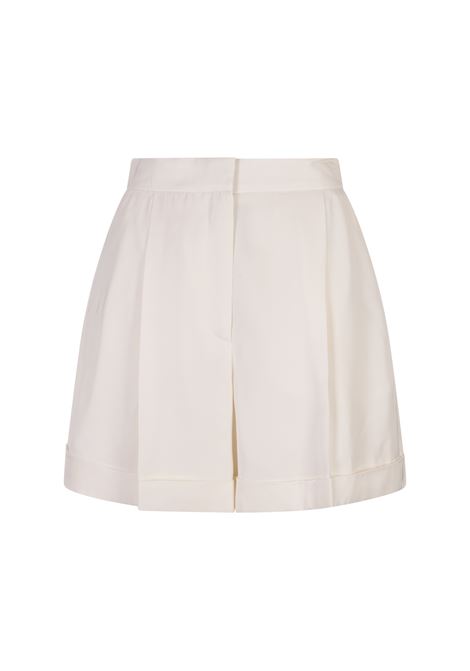 Tailored Shorts In White Viscose ALEXANDER MCQUEEN | 793470-QEAFI9015