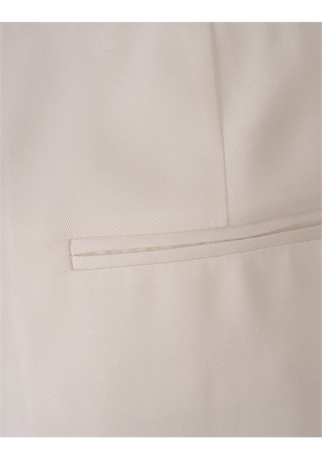 Tailored Shorts In White Viscose ALEXANDER MCQUEEN | 793470-QEAFI9015