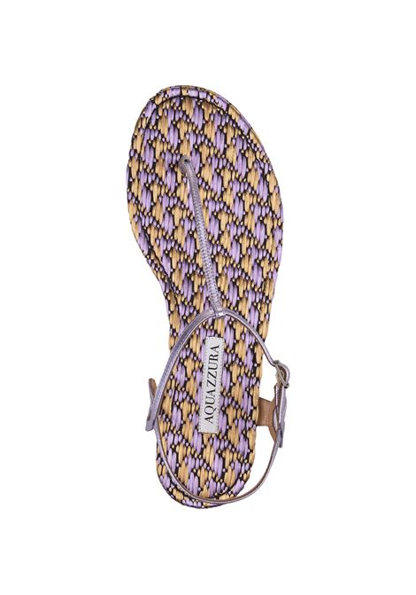 Lilac Almost Bare Sandals Flat AQUAZZURA | ALBFLAA0-NBWLIL