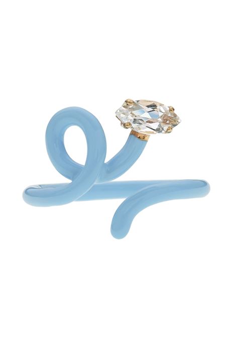 Baby Vine Tendril Ring In Baby Blue BEA BONGIASCA | VR114YGS-NP5Z