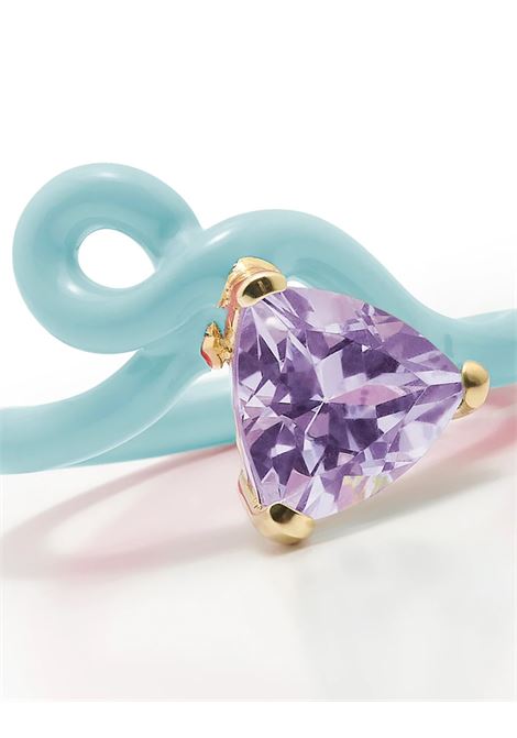 Trillon Vine Ring In Iris Blue BEA BONGIASCA | VR611YGS-TR1HR