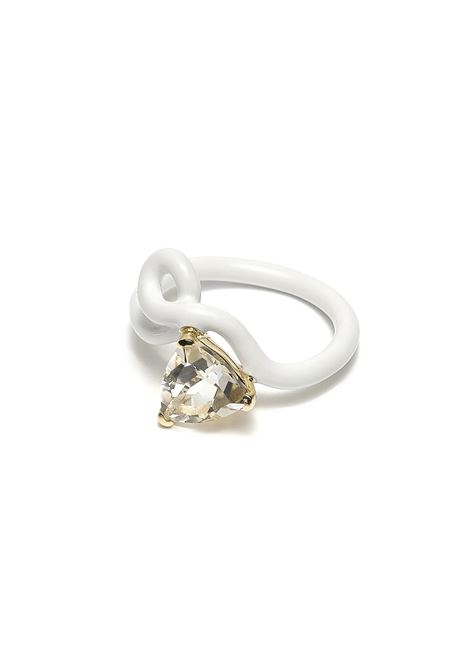 Anello Trillon Vine In Bianco BEA BONGIASCA | VR611YGS-TR5W