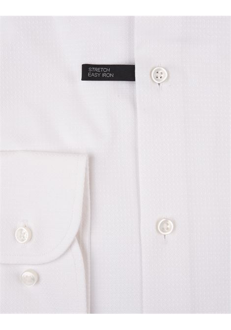 Slim Fit Shirt In White Easy-Iron Cotton  BOSS | 50512820100