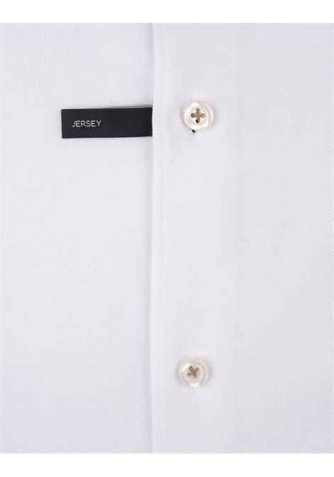 Casual-Fit Shirt In White Cotton Jersey BOSS | 50513647100