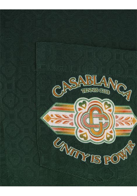 Unity Is Power Silk Shirt CASABLANCA | U-WS24-SH-00307