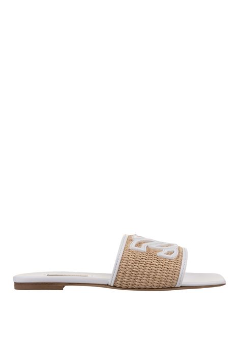 White Portofino Flat Sandals CASADEI | 1M359X0001PORTFB256