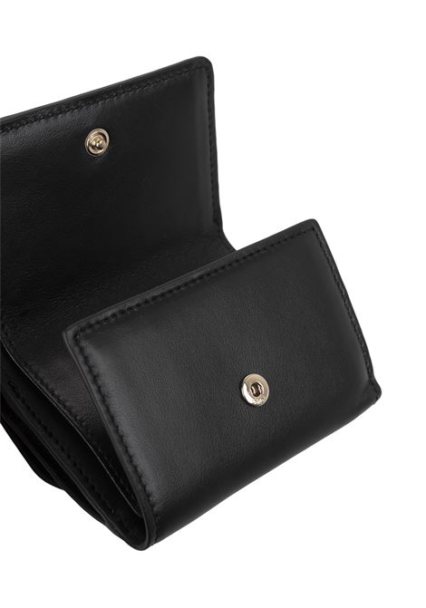 Chlo? Sense Mini Tri-Fold Wallet In Black Soft Leather CHLOÉ | C23AP875I10001