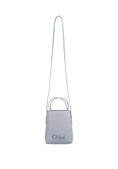 Borsa Chloé Sense Micro In Pelle Morbida Graceful Blue CHLOÉ | C23UP873I1049V