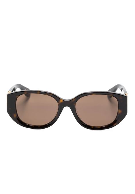 Havana Oval-Frame Sunglasses CHLOÉ | CH0237SK002