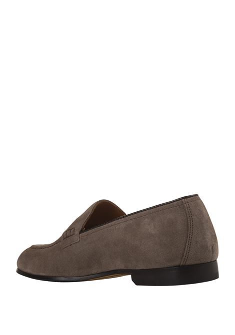 Brown Suede Penny Loafers DOUCALS | DU2983PANNUF106TM06