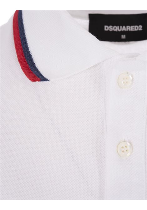 White Piquet Jersey Midi Dress DSQUARED2 | S72CV0532-S22743100
