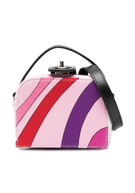 Shoulder Bag With Purple/Multicolored Iride Print EMILIO PUCCI JUNIOR | PU0A18-G0104543MC