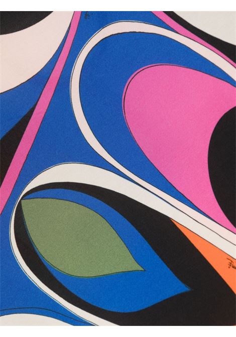 Multicoloured Wave Print Sleeveless Top EMILIO PUCCI JUNIOR | PU5B92-J0411999