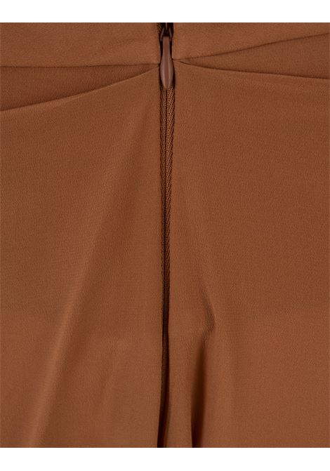 Brown Silk Sarong Skirt ERMANNO SCERVINO | D442O711FKE71336