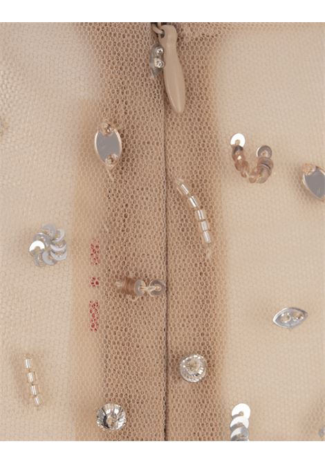 Nude Tulle Mini Dress With Degrad? Crystal Embellishments ERMANNO SCERVINO | D442Q727APQXSB4459