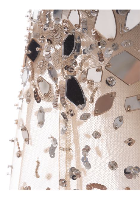 Nude Tulle Mini Dress With Degrad? Crystal Embellishments ERMANNO SCERVINO | D442Q727APQXSB4459
