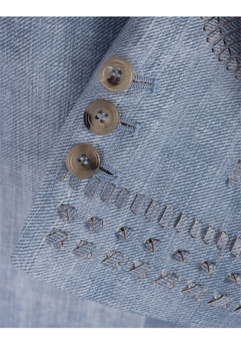 Jeans Print Sculpture Jacket ERMANNO SCERVINO | D446I304REMYS4217